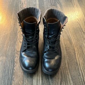Grenson Mason Black Leather Boots